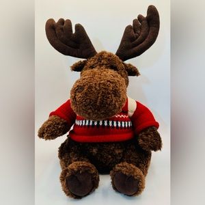 American Eagle Mac The Moose Stuffed Plush Animal Deadstock Tags 17”‎ Tall